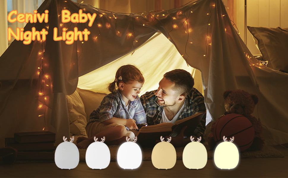 Silicone Baby Night Light – Touch & Clap LED Nursery Lamp - Image 8