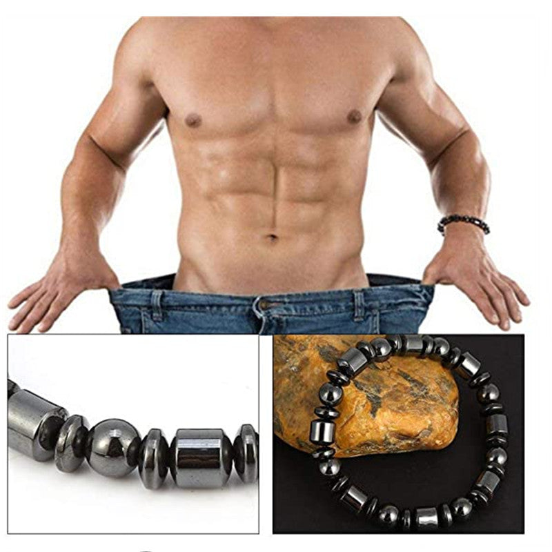 Magnetic Wellness Bracelet – Unisex Healing Stone Jewelry - Image 3