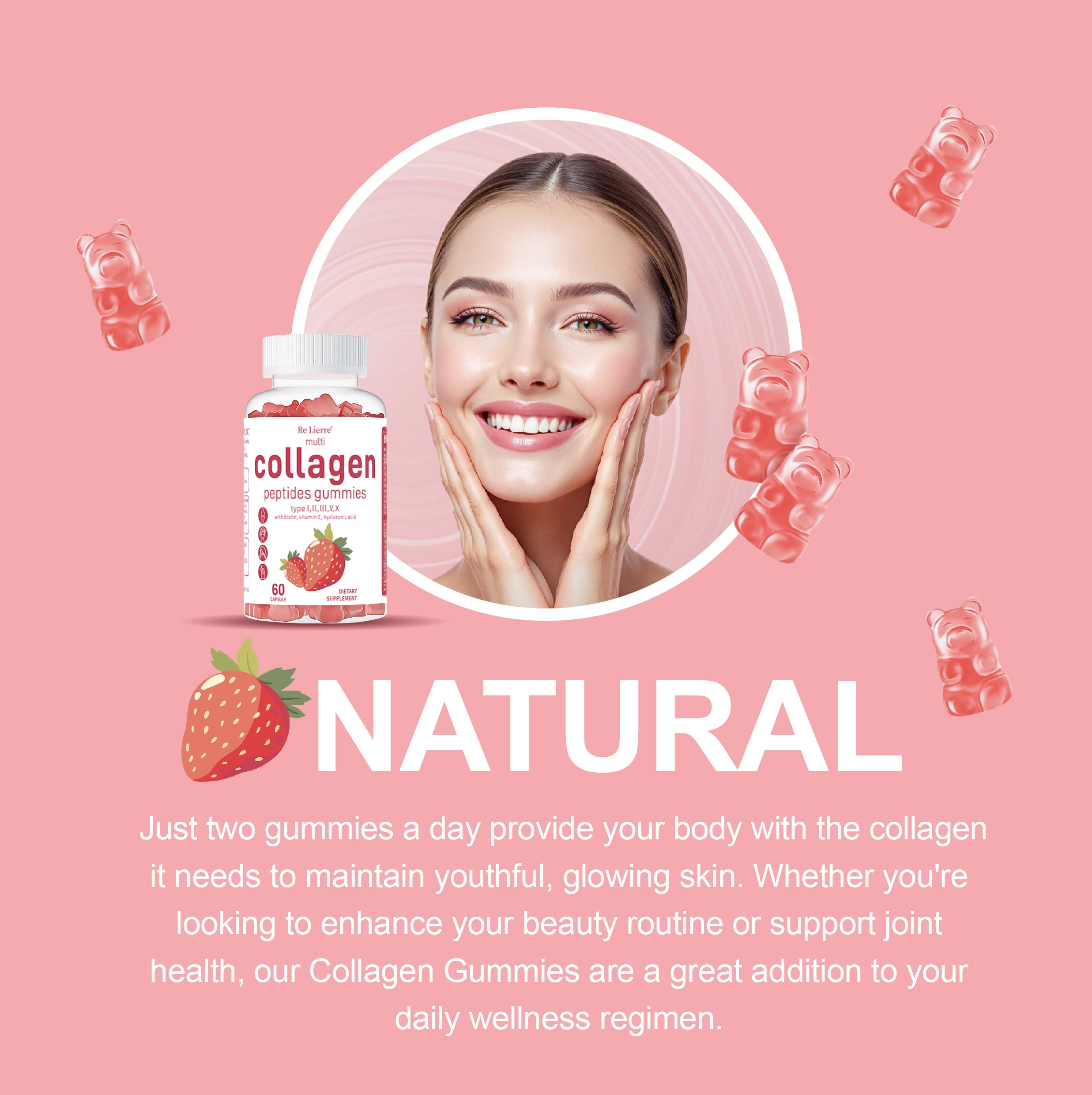 Collagen Peptide Gummies – Skin, Hair & Joint Support - Image 4