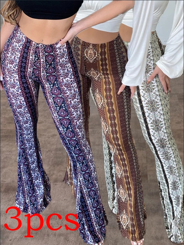 Women’s High Elastic Print Pants – Slim Fit Sexy Trousers - Image 22