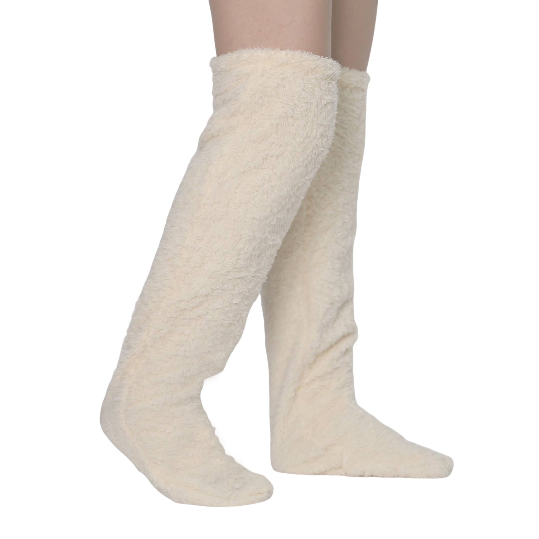 Women’s Over-Knee Fuzzy Socks – Winter Warm Long Stockings - Image 28