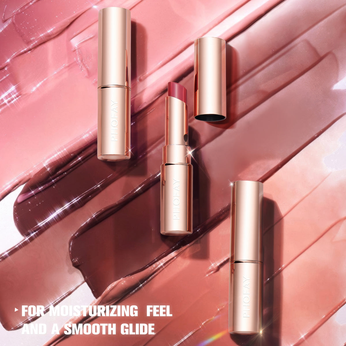 PHOFAY Moisturizing Lipstick – Hydrating Smooth Color - Image 6