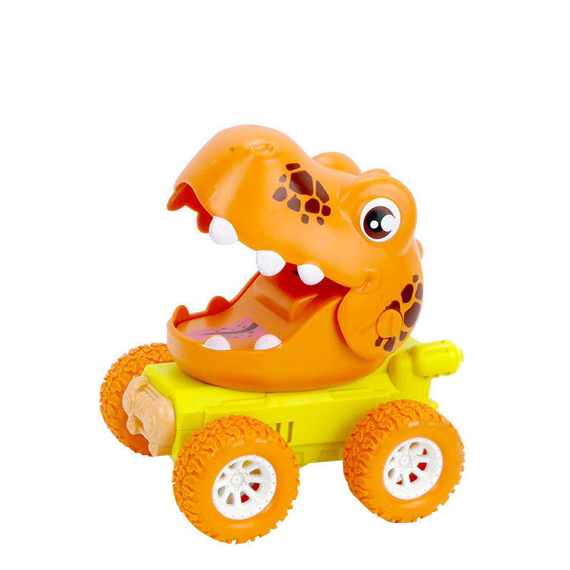 Dinosaur Push Car Toy – Sliding Animal Press & Go Car - Image 2