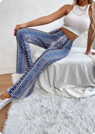 Women’s High Elastic Print Pants – Slim Fit Sexy Trousers - Image 24