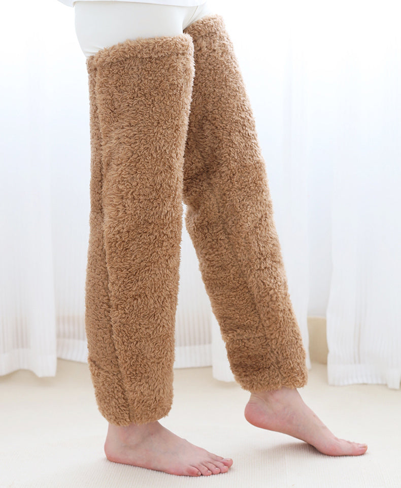 Women’s Over-Knee Fuzzy Socks – Winter Warm Long Stockings - Image 2