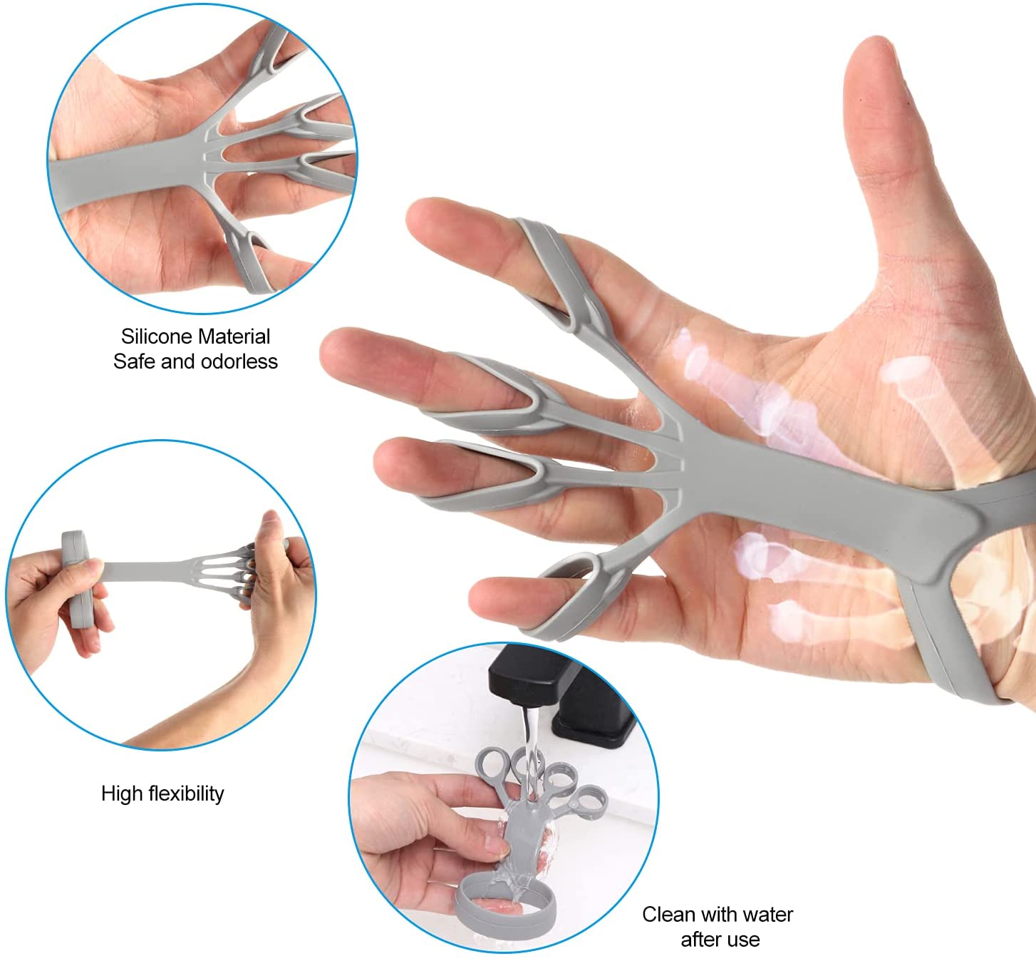 Silicone Finger Trainer – Grip Strength & Hand Exercise Tool - Image 9