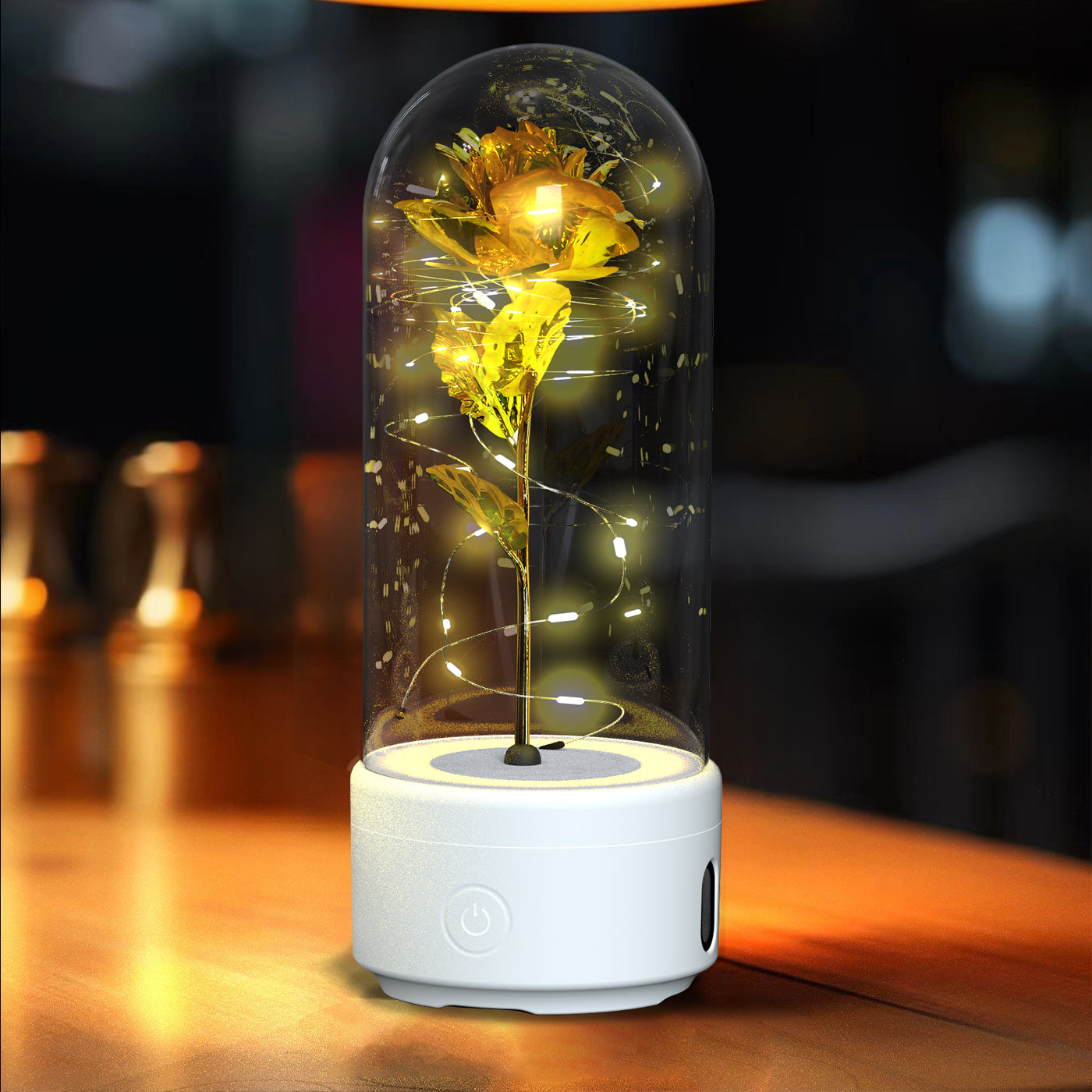 2-in-1 LED Eternal Rose – Bluetooth Speaker Glass Dome Gift - Image 19
